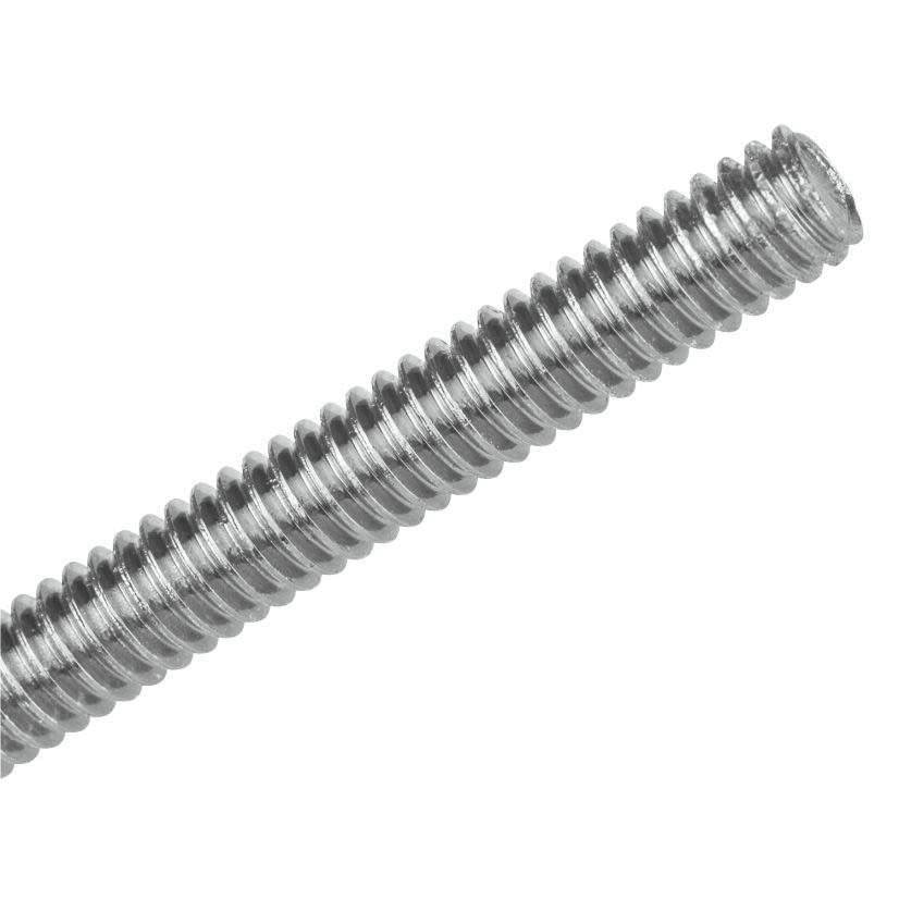 Superstrut H104-1/2X10 Continuous Right Handed Threaded Hanger Rod, 1/2-13, 10 ft OAL, Steel, GoldGalv/Standard
